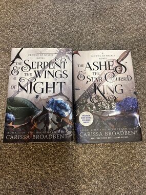 Brand New Hardcover Serpents and the Wings of the Night Books Carissa Broadbent